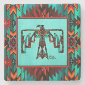 Tribal Thunderbird Stone Untersetzer (Vorderseite)
