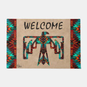 Tribal Thunderbird Welcome Doormat Fußmatte (Vorderseite)