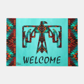 Tribal Thunderbird Welcome Doormat Fußmatte (Vorderseite)
