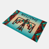 Tribal Thunderbird Welcome Doormat Fußmatte (Schrägansicht)