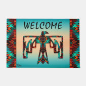 Tribal Thunderbird Welcome Doormat Fußmatte (Vorderseite)