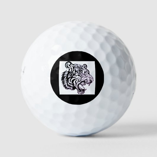 TRIBAL TIGER Golf Balls Golfball (Vorderseite)