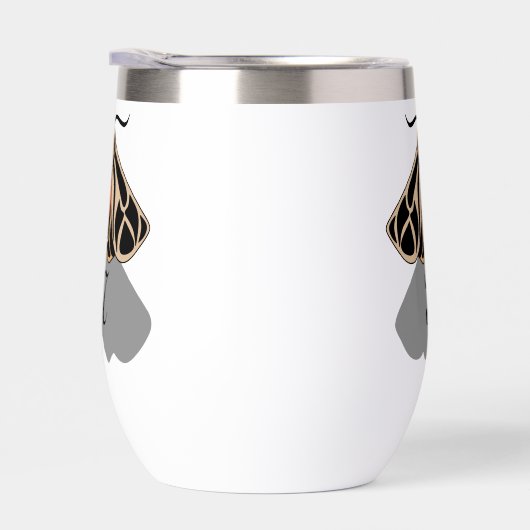 Tribal Tiger Moth Monogram (Rechts)