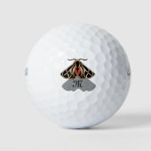 Tribal Tiger Moth Monogram Golfball (Vorderseite)
