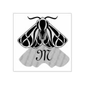 Tribal Tiger Moth Monogram Gummistempel (Prägung)