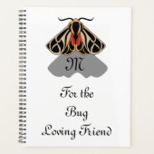 Tribal Tiger Moth Monogram Planer (Vorderseite)