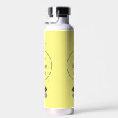 Tribal Tiger Moth Monogram Trinkflasche (Rechts)