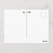 Tribal Tipi, Indian Horse Boho Teepee Danke Postkarte (Rückseite)