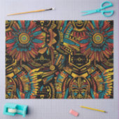 Tribal Turquoise "Aztec Dream" Geschenkartikel Seidenpapier (Basteln)