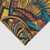 Tribal Turquoise "Aztec Dream" Geschenkartikel Seidenpapier (Ausschnitt)