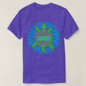 Tribal Turtle Design T-Shirt (Design vorne)