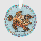 Tribal Turtle Ornament (Vorderseite)