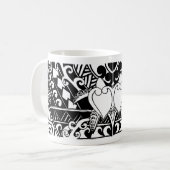 Tribal Turtle Polynesische Tasse (Vorderseite Links)