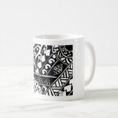 Tribal Turtle Polynesische Tasse (VorderseiteRechts)