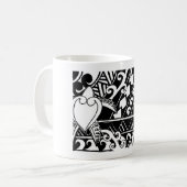 Tribal Turtle Polynesische Tasse (Vorderseite Links)
