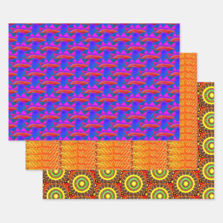 Tribal und Magie! Geschenkpapier Set