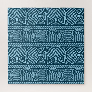 Tribal vintage-ethnisch, nahtloses Muster. Puzzle
