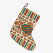 Tribal Vintage ethnische nahtlose Abbildung Kleiner Weihnachtsstrumpf (Vorderansicht (hängend))