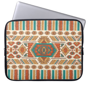 Tribal Vintage ethnische nahtlose Abbildung Laptopschutzhülle