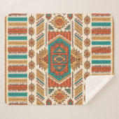 Tribal Vintage ethnische nahtlose Abbildung Sherpadecke (Vorderseite (Horizontal))