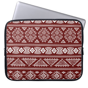 Tribal Vintage ethnische nahtlose Illustrationspla Laptopschutzhülle