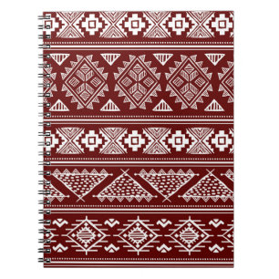 Tribal Vintage ethnische nahtlose Illustrationspla Notizblock