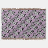 Tribal Walking Elephant Custom Throw Blanket Decke (Vorderseite)