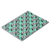 Tribal Walking Elephant Notizblock (Linke Seite)