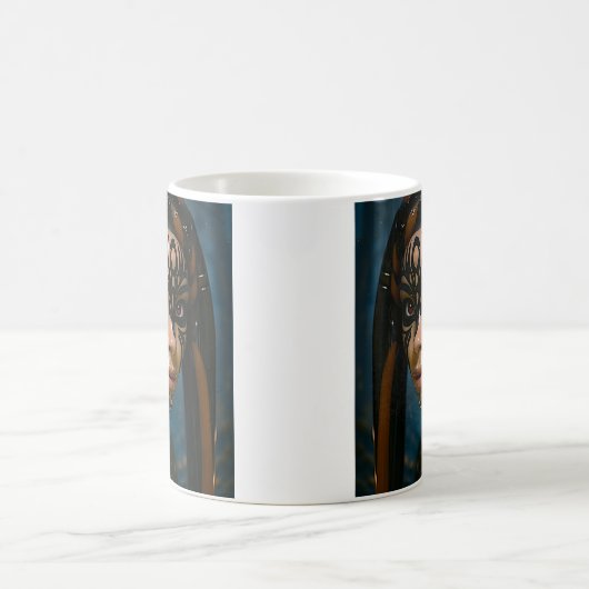 Tribal Warrior Face Kaffeetasse (Mittel)