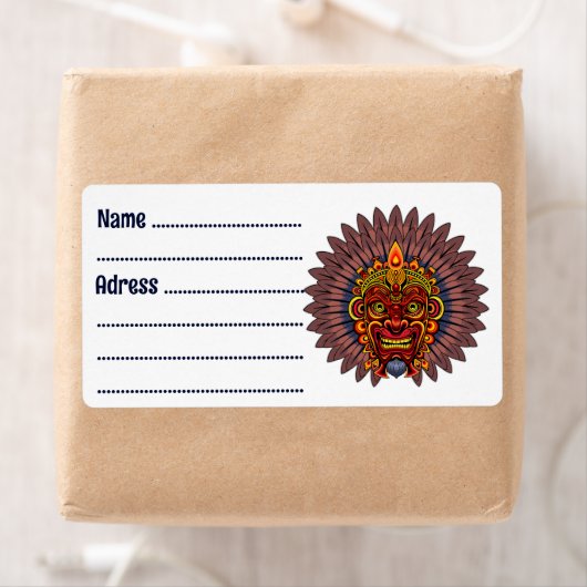 Tribal Warrior King Ritual Mask (Insitu)