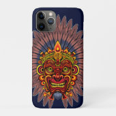 Tribal Warrior King Ritual Mask Case-Mate iPhone Hülle (Rückseite)