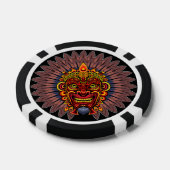 Tribal Warrior King Ritual Mask Pokerchips (Einzeln)