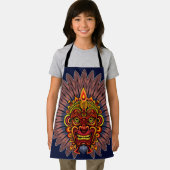 Tribal Warrior King Ritual Mask Schürze (Insitu)