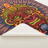 Tribal Warrior King Ritual Mask Sherpadecke (3/4)