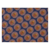 Tribal Warrior King Ritual Mask Tischdecke (Vorderseite (Horizontal))