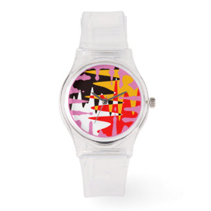 Tribal Watch Modern 4 Nations Art Wrist Watch Armbanduhr
