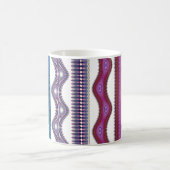 Tribal Wave Pattern Coffee Mug  Kaffeetasse (Mittel)