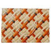 Tribal Weave Artistry Moja Geschenktasche Große Geschenktüte (Rückseite)