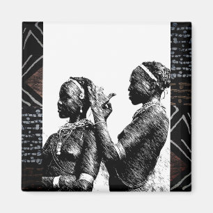 Tribal Wedding Zubereitungen Magnet