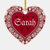 Tribal White Name Türzeichen Ornament (Vorne)