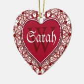 Tribal White Name Türzeichen Ornament (Links)