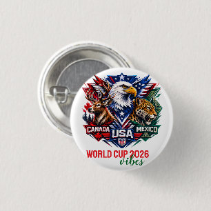 Tribal Wildlife Harmony Weltmeisterschaft 2026 Button