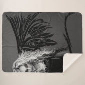 Tribal Wings Fallen Angel Red Sherpadecke (Vorderseite (Horizontal))