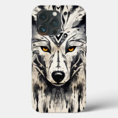 Tribal Wolf Case-Mate iPhone Hülle (Rückseite)