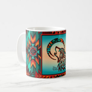 Tribal Wolf Coffee Tasse