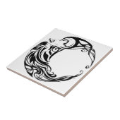 Tribal Wolf Fliese (Seite)