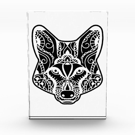 Tribal WOLF Fotoblock (Vorderseite)