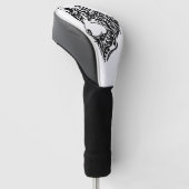 Tribal Wolf Golf Headcover (angewinkelt)