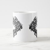 Tribal Wolf Jumbo-Tasse (Vorderseite)
