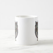Tribal Wolf Kaffeetasse (Mittel)